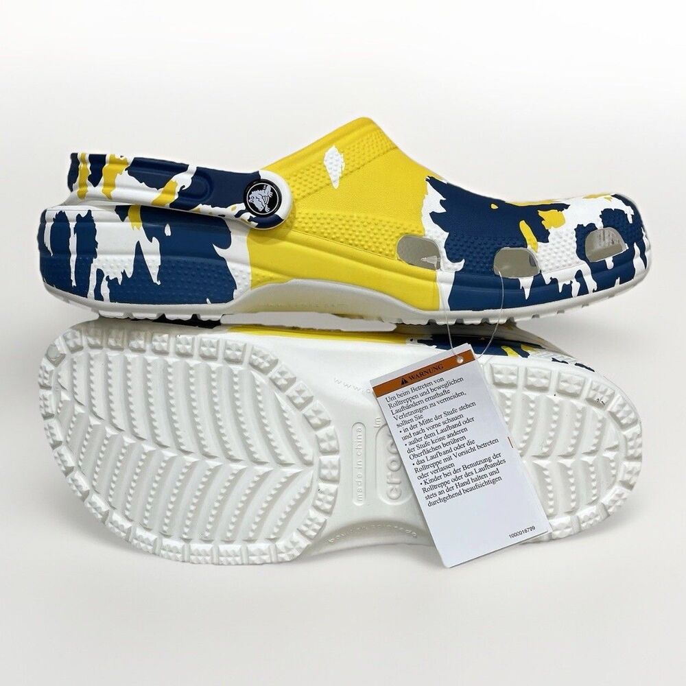 Crocs Savannah Bananas Banana Ball Unisex Clogs Size Men’s 11 Yellow Blue New - Picture 5 of 9